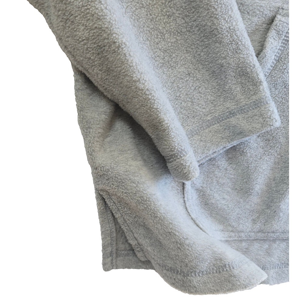 Disney Mickey Mouse Womens 2XL 1/4 Zip Fleece Hoodie Sweatshirt Gray VTG Y2K - Picture 6 of 9